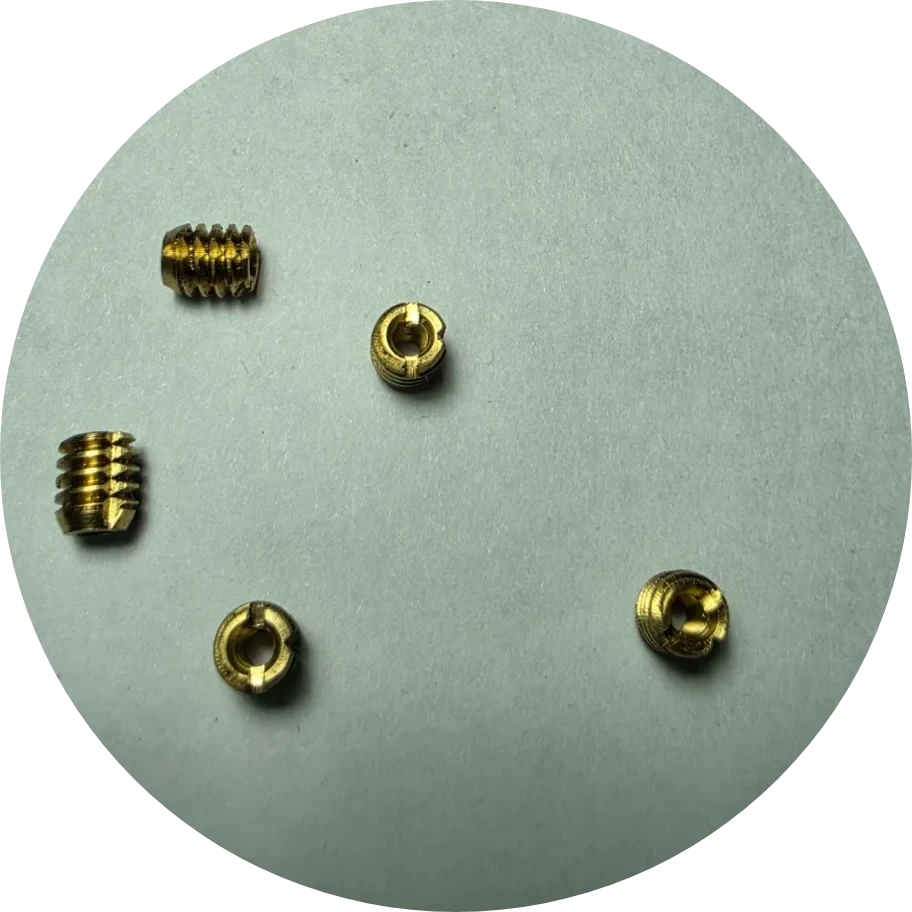 M6 x m3 7mm helikoil insert somun özel